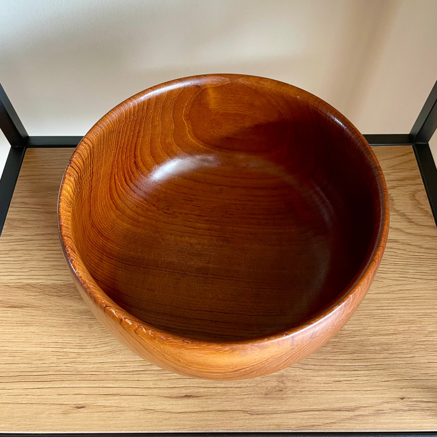 Skål i teak 21 cm