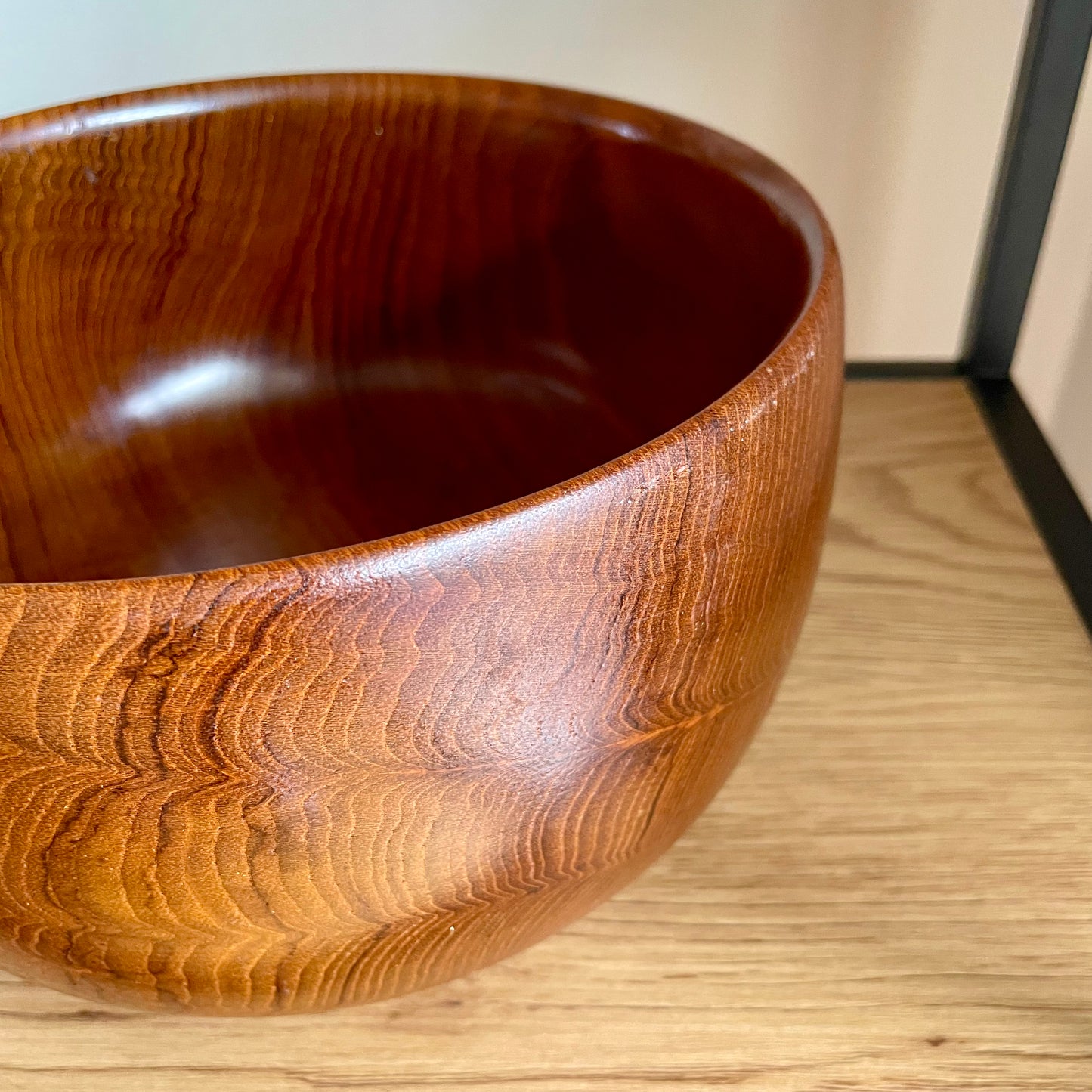 Skål i teak 21 cm