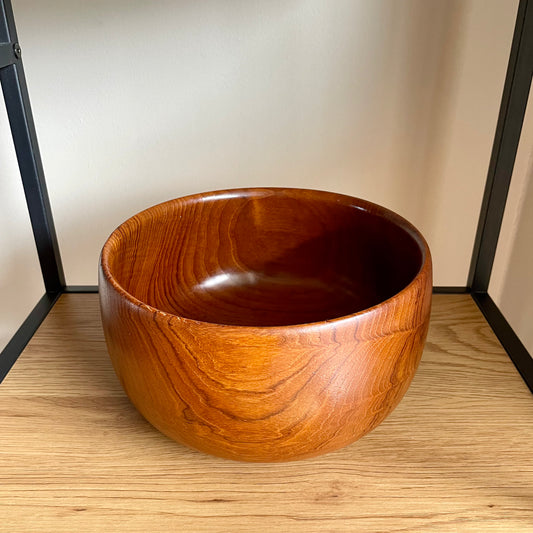Skål i teak 21 cm