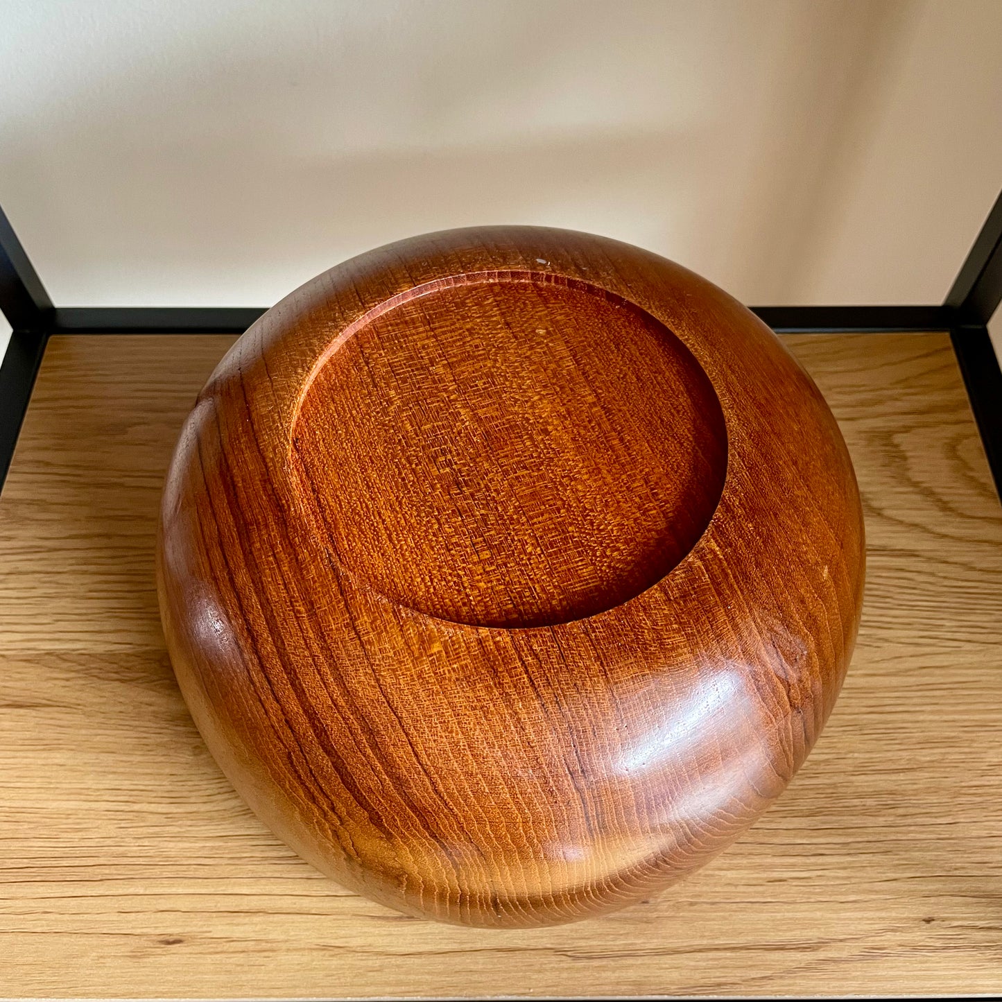 Skål i teak 21 cm