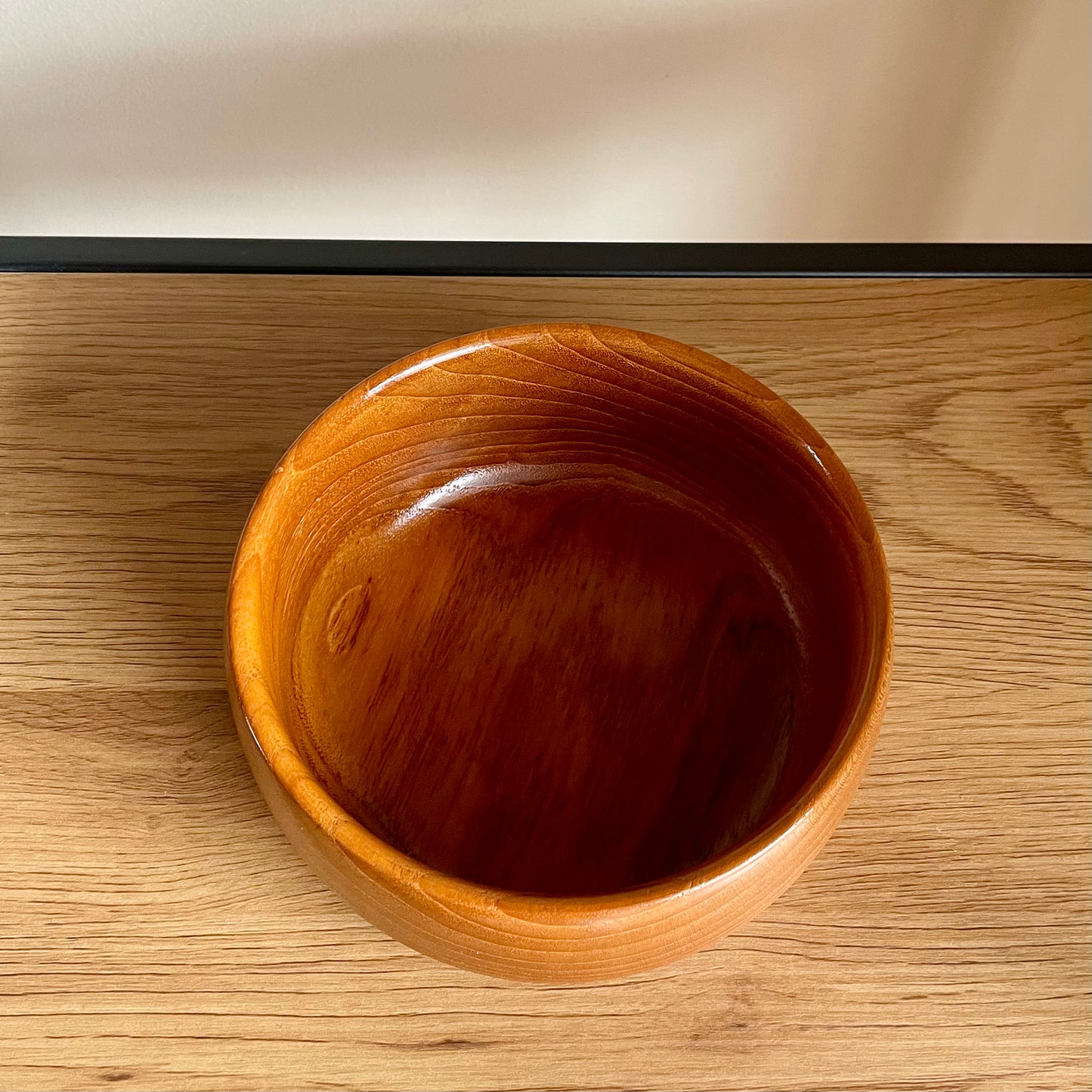 Skål i teak 16 cm